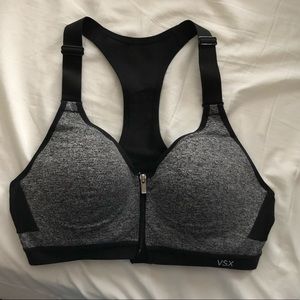 Victoria’s Secret zip front sports bra 34D